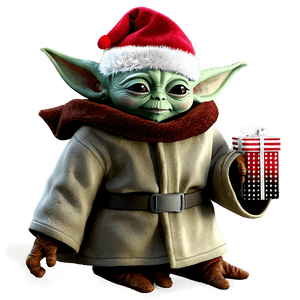 Baby Yoda Christmas Theme PNG 36 PNG image with transparent background