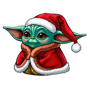 Baby Yoda Christmas Theme PNG 48 PNG image with transparent background