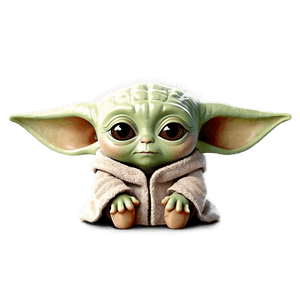 Baby Yoda Cute Cartoon Eyes PNG jjs92 PNG