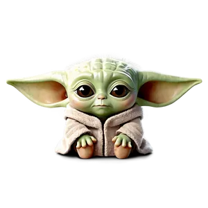 Baby Yoda Cute Cartoon Eyes Png Jjs92 PNG Image