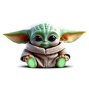 Baby Yoda Cute Pose Png 05062024 PNG Image