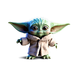 Baby Yoda Cute Pose PNG 05062024 PNG image with transparent background