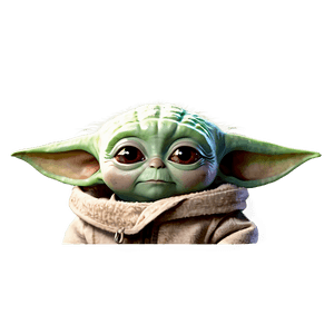 Baby Yoda Ears Up PNG 05062024 PNG image with transparent background