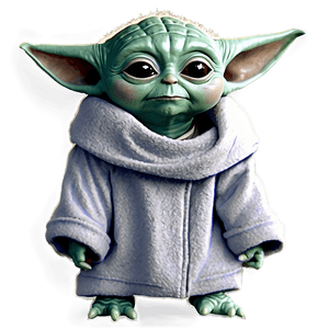 Baby Yoda Eyes Closed PNG 38 PNG image with transparent background