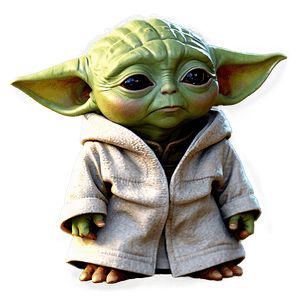 Baby Yoda Eyes Closed PNG yli40 PNG image with transparent background