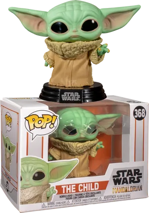 Baby Yoda Funko Pop The Child Mandalorian PNG Image