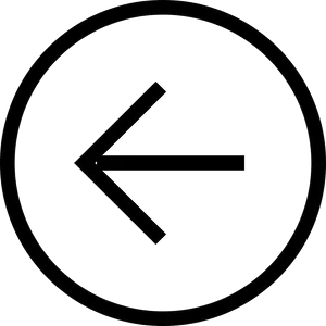 Back Arrow Icon Circle Blackand White.png PNG Image