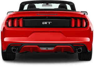 Back Of Car Png - 2017 Ford Mustang Rear, Transparent Png PNG image with transparent background