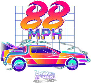 Back To The Future 88 Mph Png, Transparent Png PNG image with transparent background