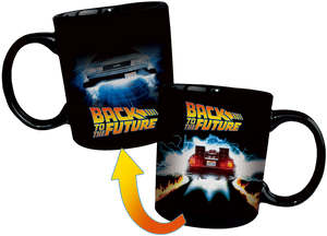 Back To The Future - Back To The Future Delorean Heat Changing Mug, HD Png Download PNG image with transparent background
