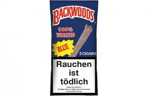 Backwoods Blue Cigars Health Warning PNG Image