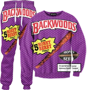 Backwoods Honey Berry Cigar Themed Clothing PNG Image