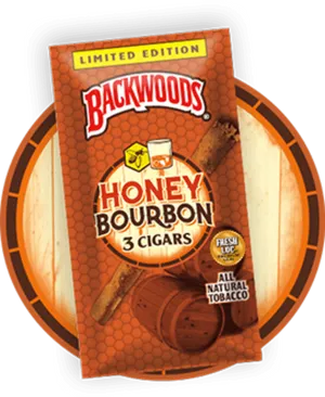 Backwoods Honey Bourbon Cigars Limited Edition PNG Image