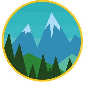 Backwoods Mountain Logo PNG Image