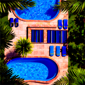 Backyard Pool Paradise PNG 97 PNG