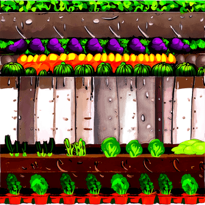 Backyard Vegetable Garden PNG 06262024 PNG