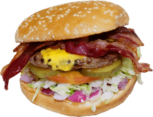 Best Bacon Cheeseburger In Fresno - Cheeseburger, HD Png Download PNG image with transparent background