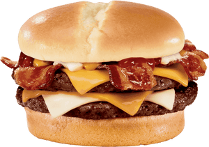 Bacon Cheeseburger Deluxe.png PNG image with transparent background