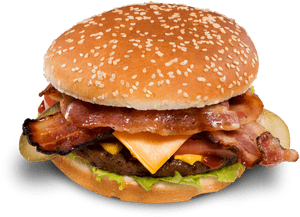 Cheeseburger Hamburger Gyro Bacon Sandwich Whopper - Cheeseburger, HD Png Download PNG image with transparent background