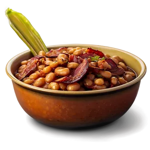 Bacon Infused Baked Beans Png Xkd6 PNG Image