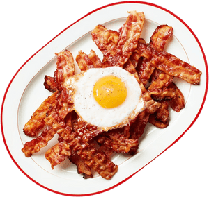 #bacon #eggs #breakfast #art #artsy #aesthetic - Fried Bacon Png, Transparent Png PNG image with transparent background