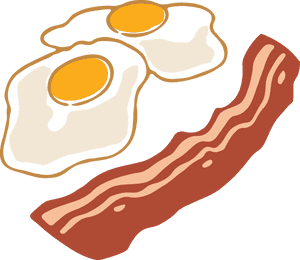 Eggs And Bacon Clip Art, HD Png Download PNG image with transparent background