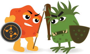 Bacteria Png - Good And Bad Bacteria Cartoon, Transparent Png PNG with transparent background