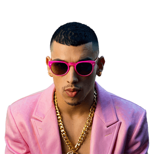 Bad Bunny Album Cover PNG hij PNG image with transparent background