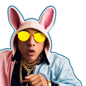 Bad Bunny Lyric Stickers Png Ibm95 PNG Image