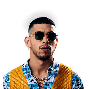 Bad Bunny Portrait PNG gmf PNG image with transparent background