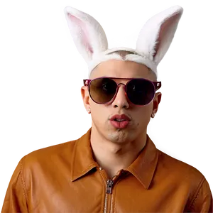 Bad Bunny Stickers B PNG Image