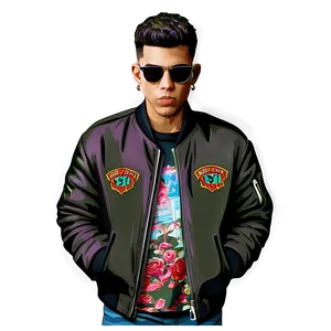 Bad Bunny Streetwear Stickers Png 20 PNG Image