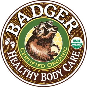 Badger Healthy Body Cafe Logo PNG Image