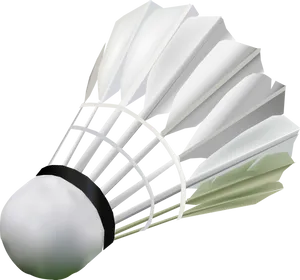 Badminton Shuttlecock3 D Render PNG Image