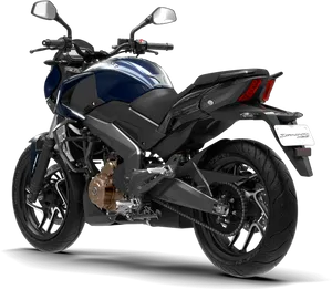 Bajaj Pulsar Motorcycle Studio Shot PNG Image