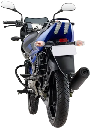 Bajaj Pulsar Rear View PNG Image