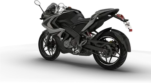 Bajaj Pulsar Sports Bike Profile View PNG Image