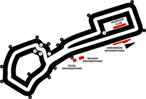 Baku_ City_ Circuit_ Map_ Azerbaijan PNG Image