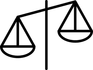 Balance Scale Png - Weigh Scale Clipart Black And White, Transparent Png PNG