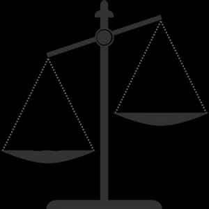 Balance Scale Icon PNG image with transparent background