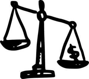 Scale - Transparent Scale With Money, HD Png Download PNG
