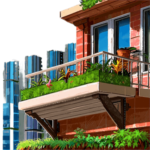 Balcony Fairy Garden PNG 44 PNG with transparent background