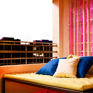 Balcony Night View PNG dbq92 PNG with transparent background