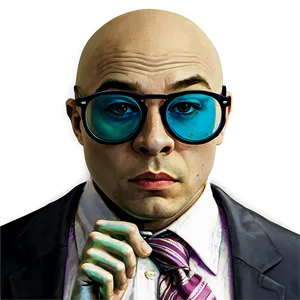 Bald Head With Glasses Png 42 PNG Image