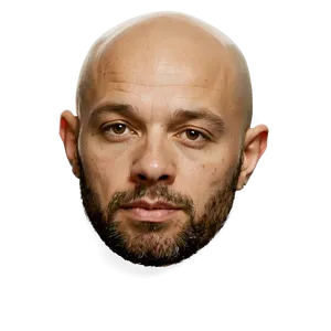 Bald Man Portrait Png Swk PNG Image