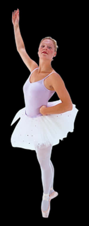 Ballerinain Pose PNG with transparent background