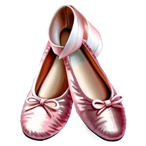 Ballet Shoes Illustration Png 52 PNG Image