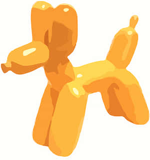 Balloon Dog Illustration PNG image with transparent background