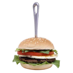 Balsamic Glazed Caprese Burger Png Amc PNG Image
