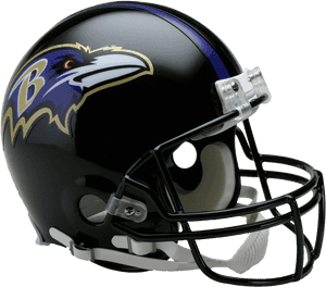 Baltimore Ravens Helmet - Atlanta Falcons Helmet, HD Png Download PNG with transparent background